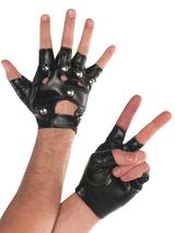 Adult Studded Fingerless Gloves