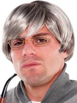 Adult Mens Silver Fox Wig