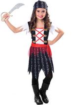 Childs Girls Pirate Cutie Costume Dress