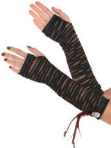 Ladies Witch Doctor Fingerless Long Gloves