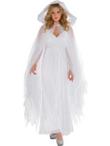 Adult Ladies Temptress Cape White