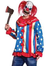 Adult Mens Krazy Killer Clown & Mask Costume
