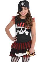 Child Girls Pirate T-Shirt Dress