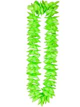 Adult Deluxe Satin Lei 9Cm Flower - Green