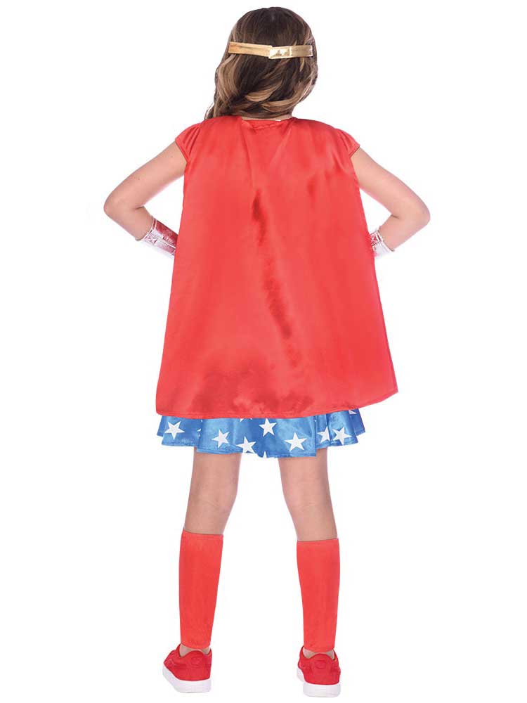 Abito elegante bambino Wonder Woman con licenza costume classico bambini  bambine