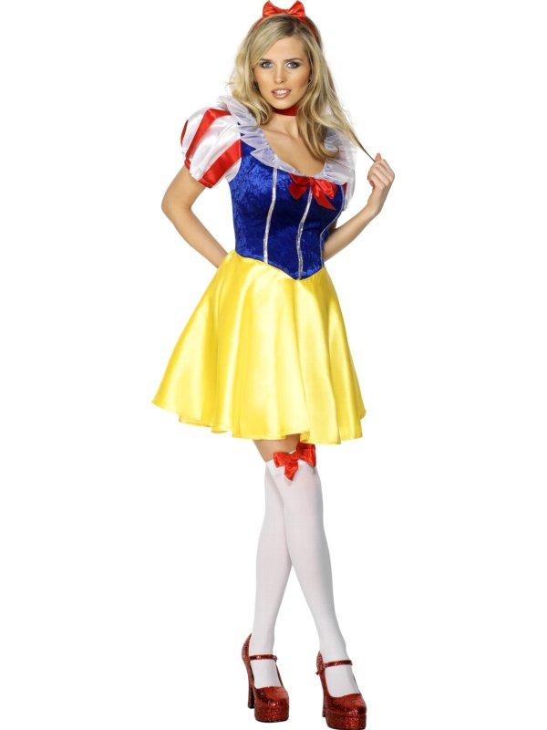 Adult 12-14 Snow White Fairy Tale Outfit Fancy Dress Costume Sexy ...