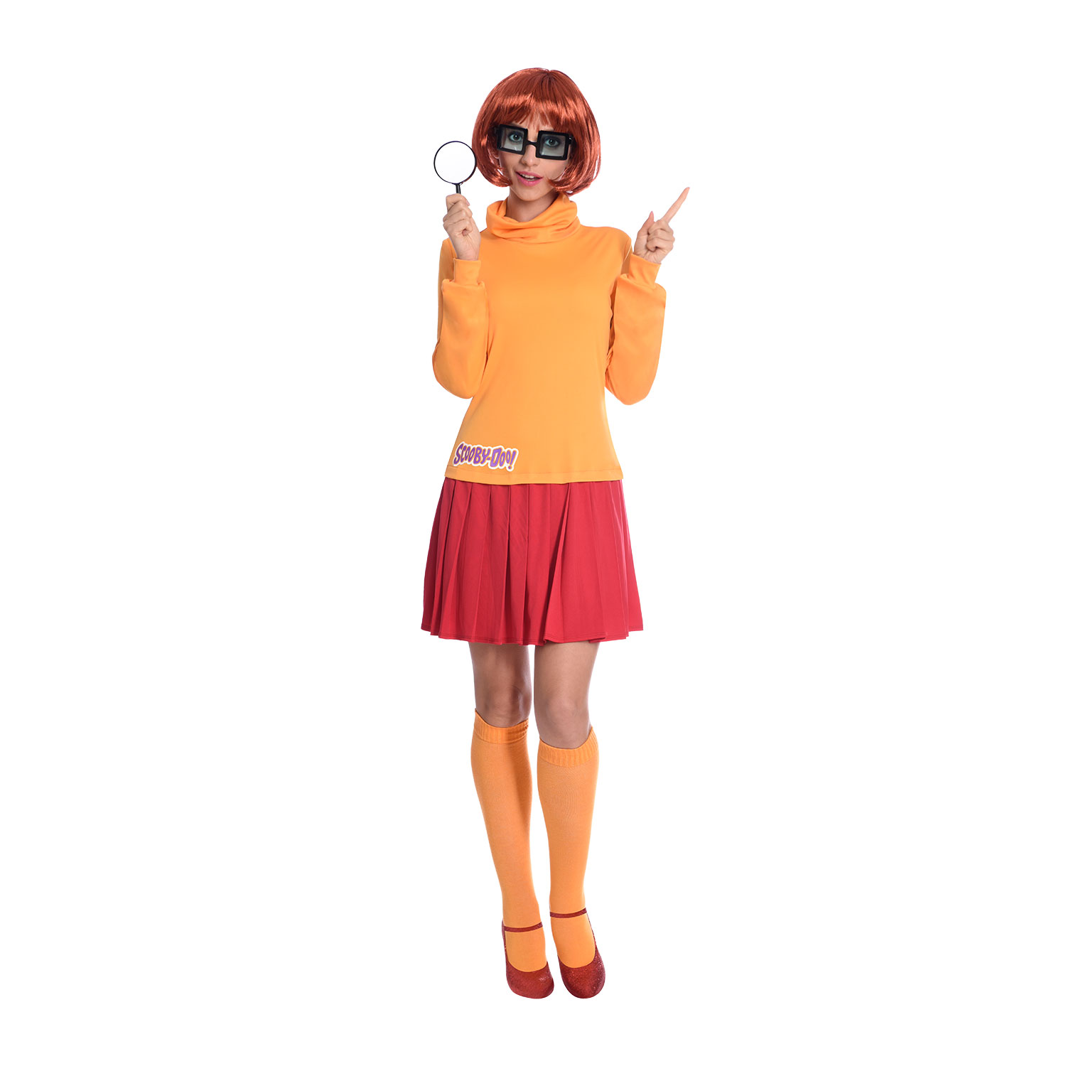 Disfraz De Velma Para Adultos, Disfraz De Scooby Doo Para Mujer, Talla ...