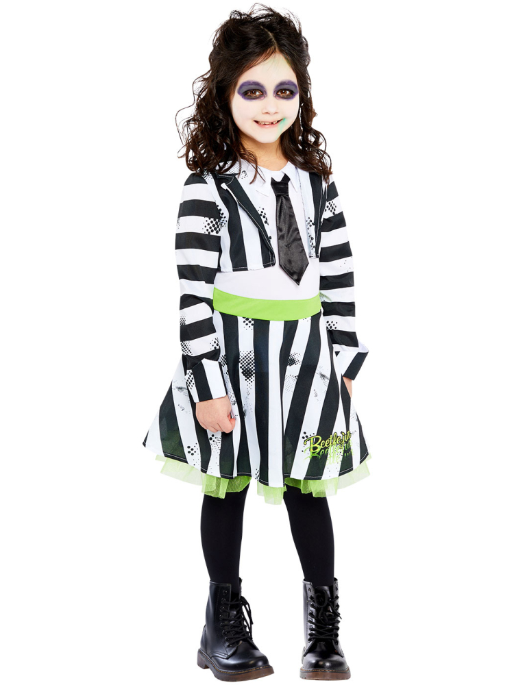 Kinder Beetlejuice Kostüm Halloween Kostüm Mädchen Kinder 80s Movie