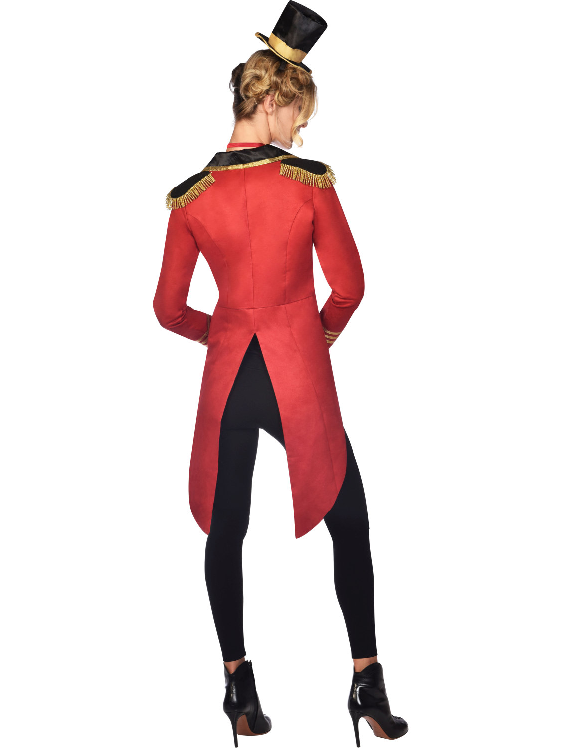 Adults Ringmaster Woman Fancy Dress Costume Jacket Big Top Circus Sexy