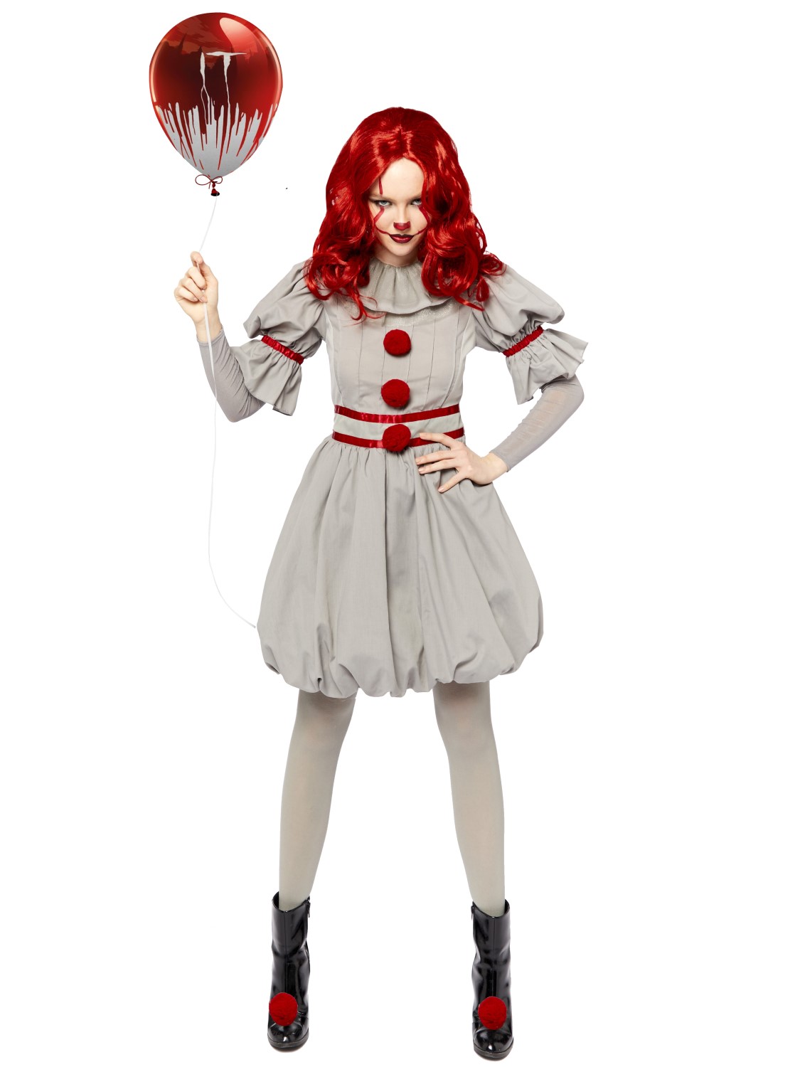 Plus size shop clown costume uk