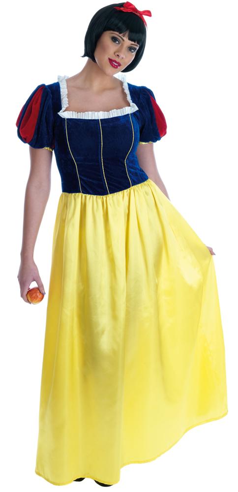 Adult Snow White Full Length Cartoon Costume Fancy Dress | eBay