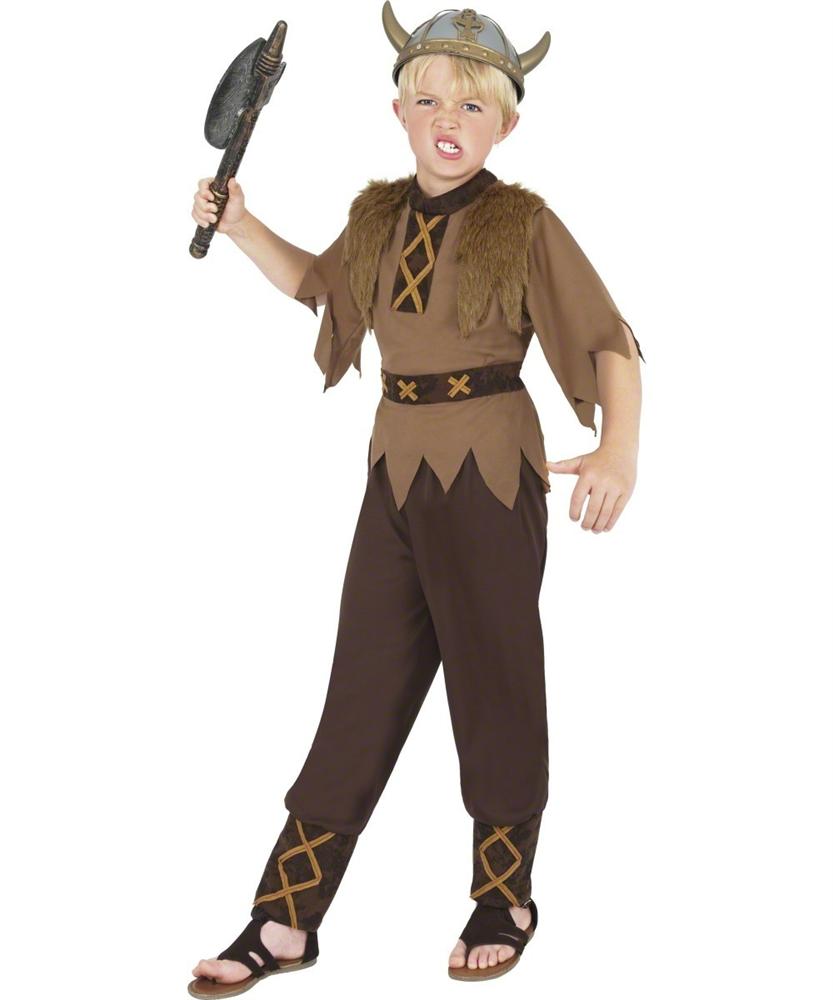 Child Boys Viking Norse Warrior Costume (Medium) Age 7-9 Years Fancy ...