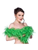 Green Feather Boa