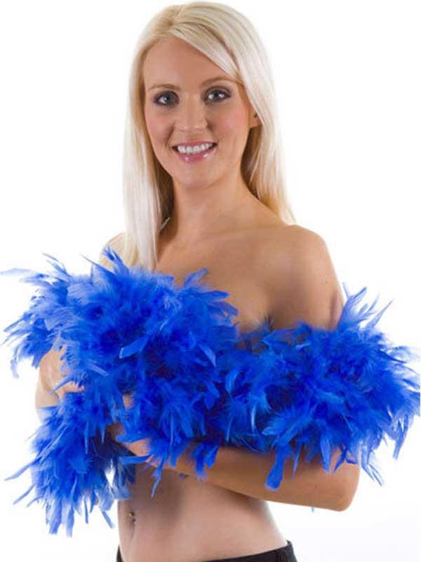 Royal Blue Feather Boa