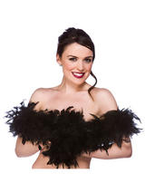 Black Feather Boa