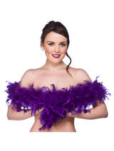 Purple Feather Boa