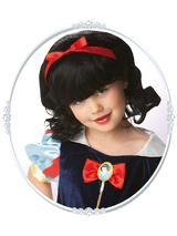 Child Princess Snow White Wig Headwear