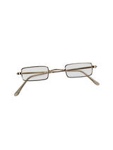 Red Xmas Square Santa Eye Glasses