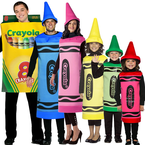 Crayola Fancy Dress Costume Crayons Book Week Hat Gents Male Female ...