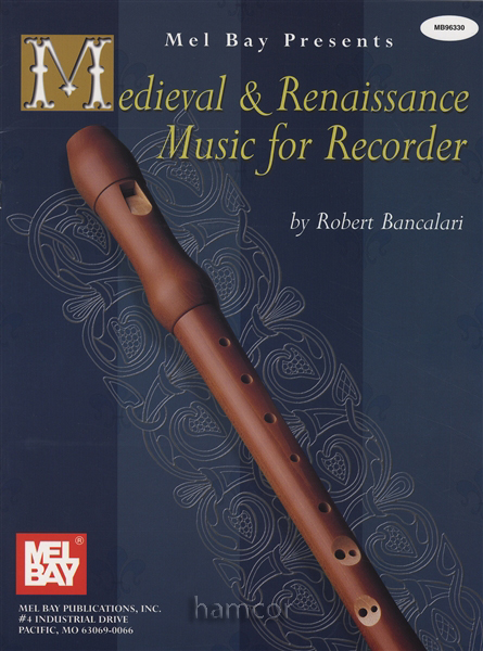 Medieval & Renaissance Music for Recorder Sheet Music Book | eBay