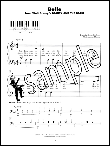 Disney Movie Classics 5 Finger Piano Very Easy Sheet Music