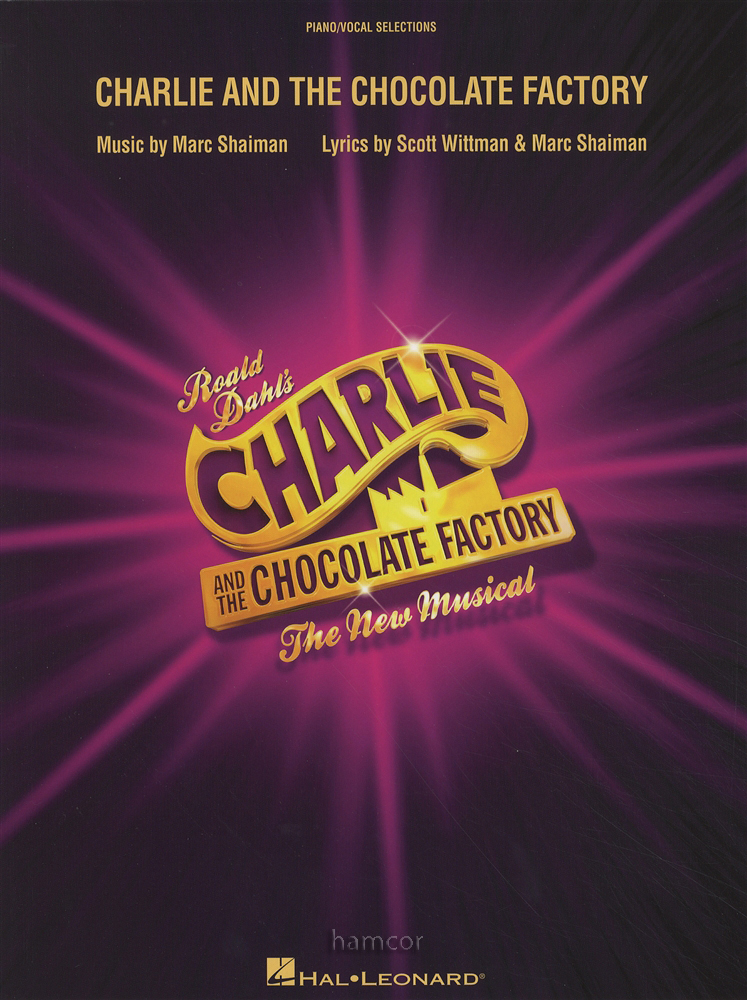 Charlie and the Chocolate Factory Piano Vocal Sheet Music Book Musical ...