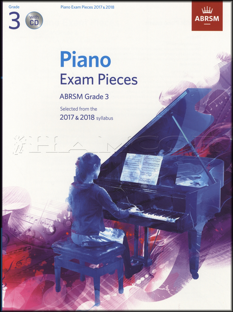 ABRSM Piano Exam Pieces 2017 2018 Syllabus Grade 3 Sheet Music Book and ...