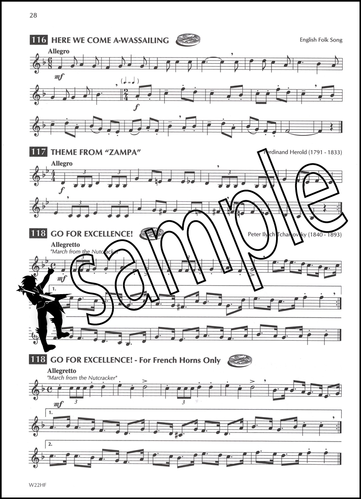 Standard of Excellence Comprehensive Band Method French Horn Sheet ...