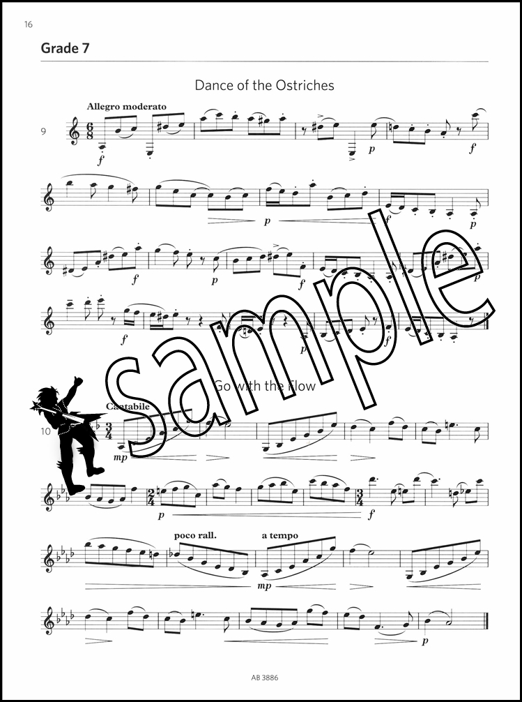 Clarinet Sight Reading Tests ABRSM Grades 6-8 Sheet Music Book from ...