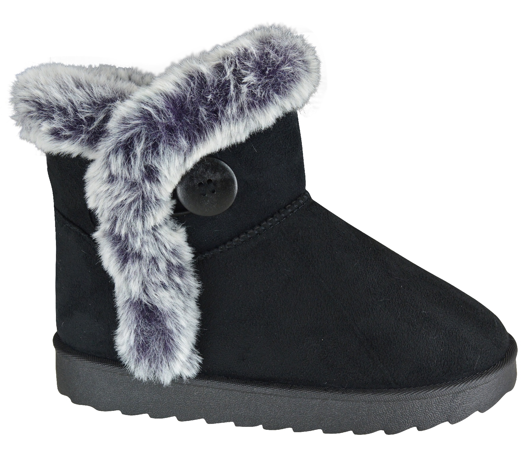 DAMEN MITTELKALB SNUGG WARME WINTERSTIEFEL DAMEN PELL GEFÜTTERTE UMARMUNG GRIFFSOHLE GRÖSSE 3-8 - Bild 7 von 22