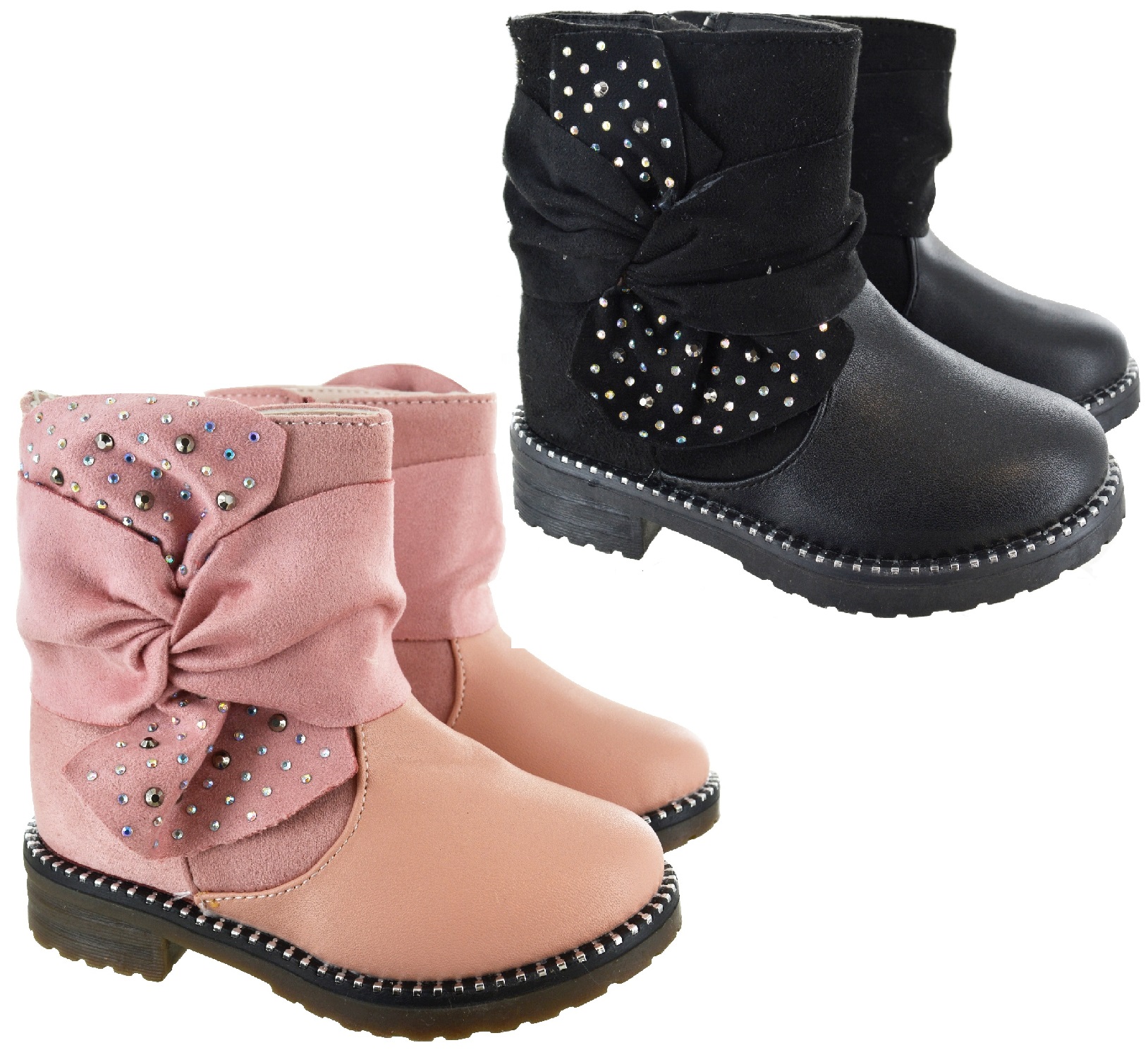 childrens patent ankle boots