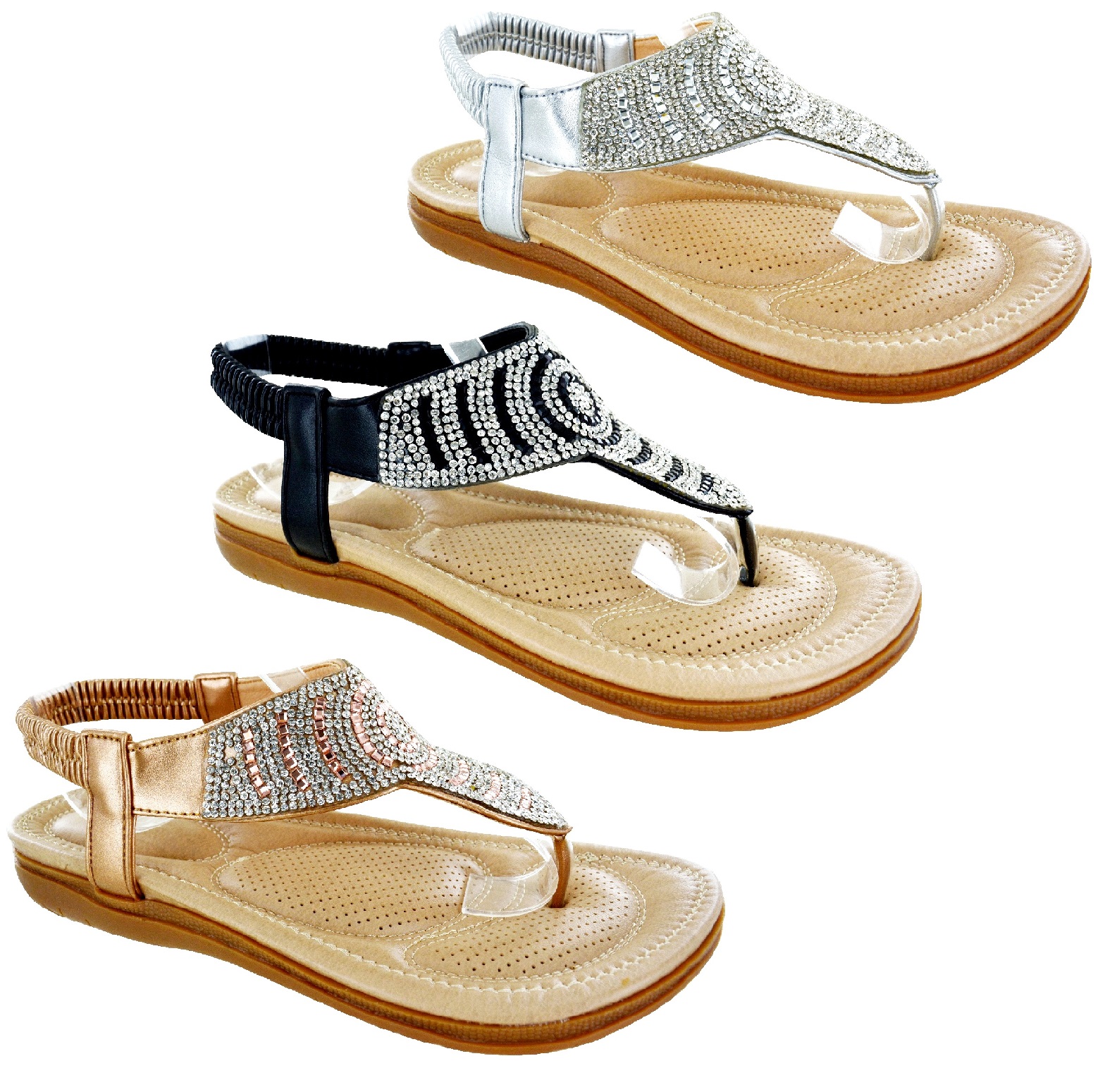 Sandali GLADIATORE DONNA PUNTA APERTA ESTATE VACANZE SPIAGGIA INFRADITO Piatto Scarpe
