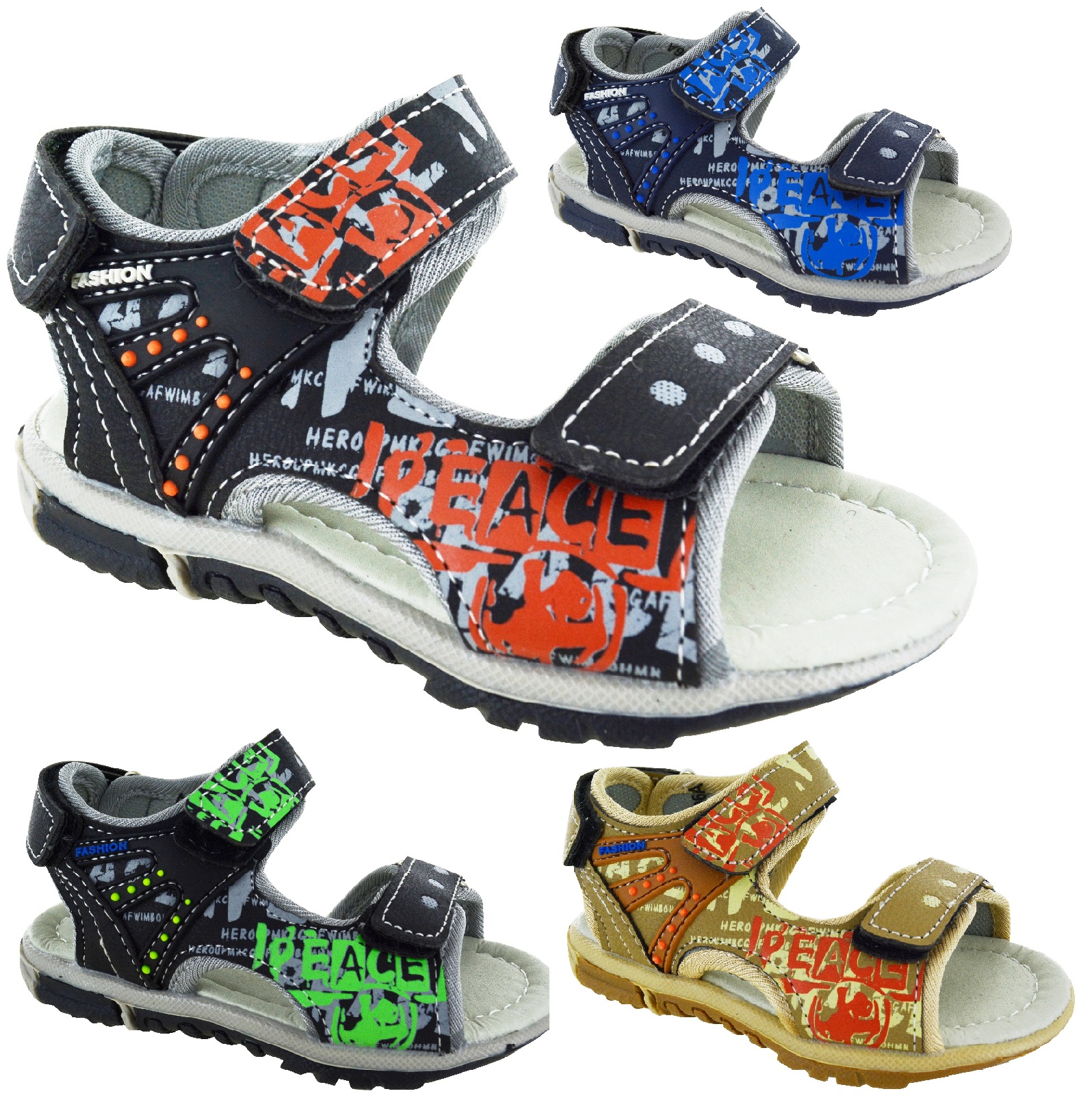 Comfy kids 2017 New Arrivals genuine leather summer child sandals shoes for boys baby beach 