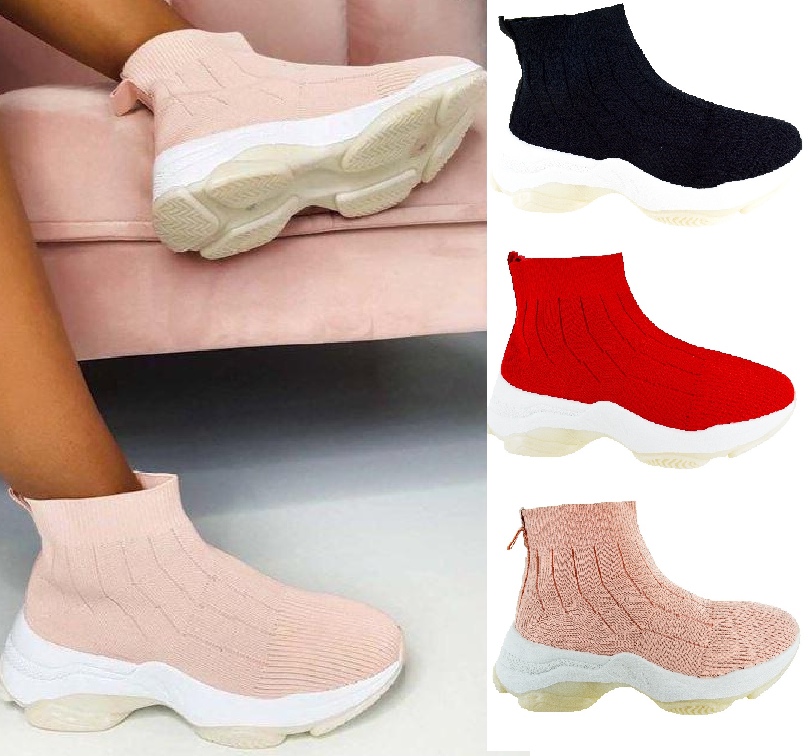 designer sock trainers