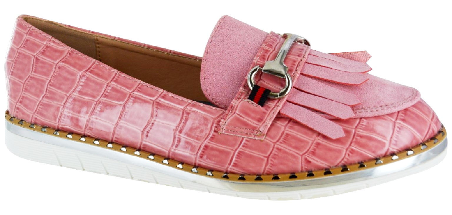 LADIES WOMENS FLAT COMFY BUCKLE CROC BROGUE SLIP ON OFFICE LADIES WOMENS FLAT COMFY BUCKLE CROC BROGUE SLIP ON OFFICE