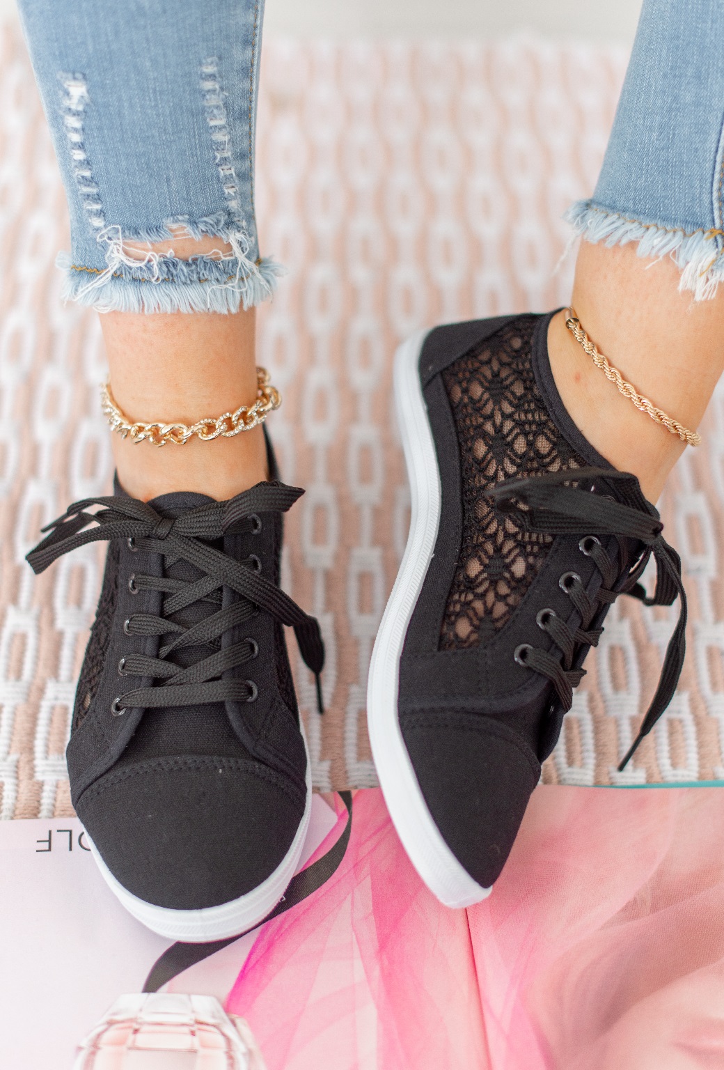 SCARPE DA GINNASTICA ESTIVE DA DONNA PUMPS SPIAGGIA PLIMSOLS PLIMSOLES TELA TAGLIA - Foto 9 di 29