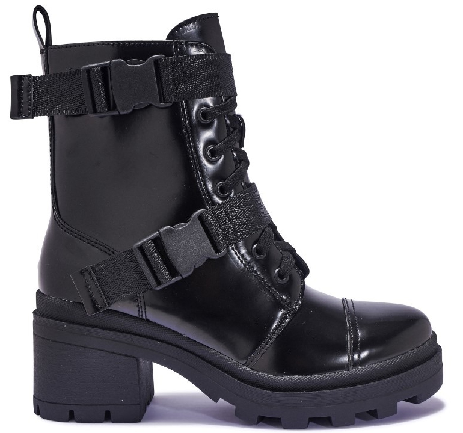 chelsea buckle ankle boots