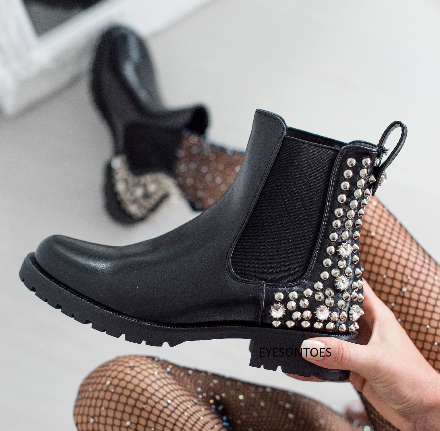 thin block heel boots