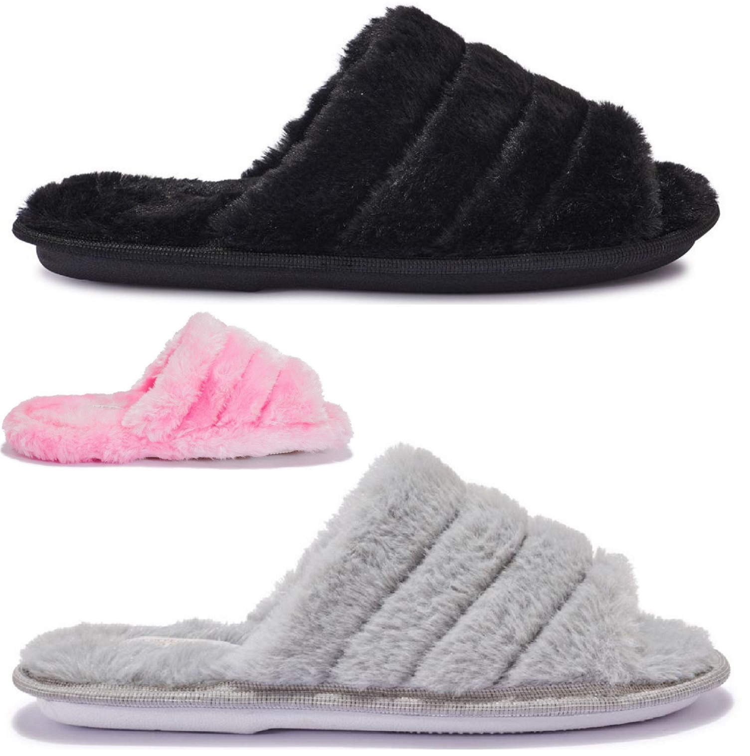 womens toeless slippers