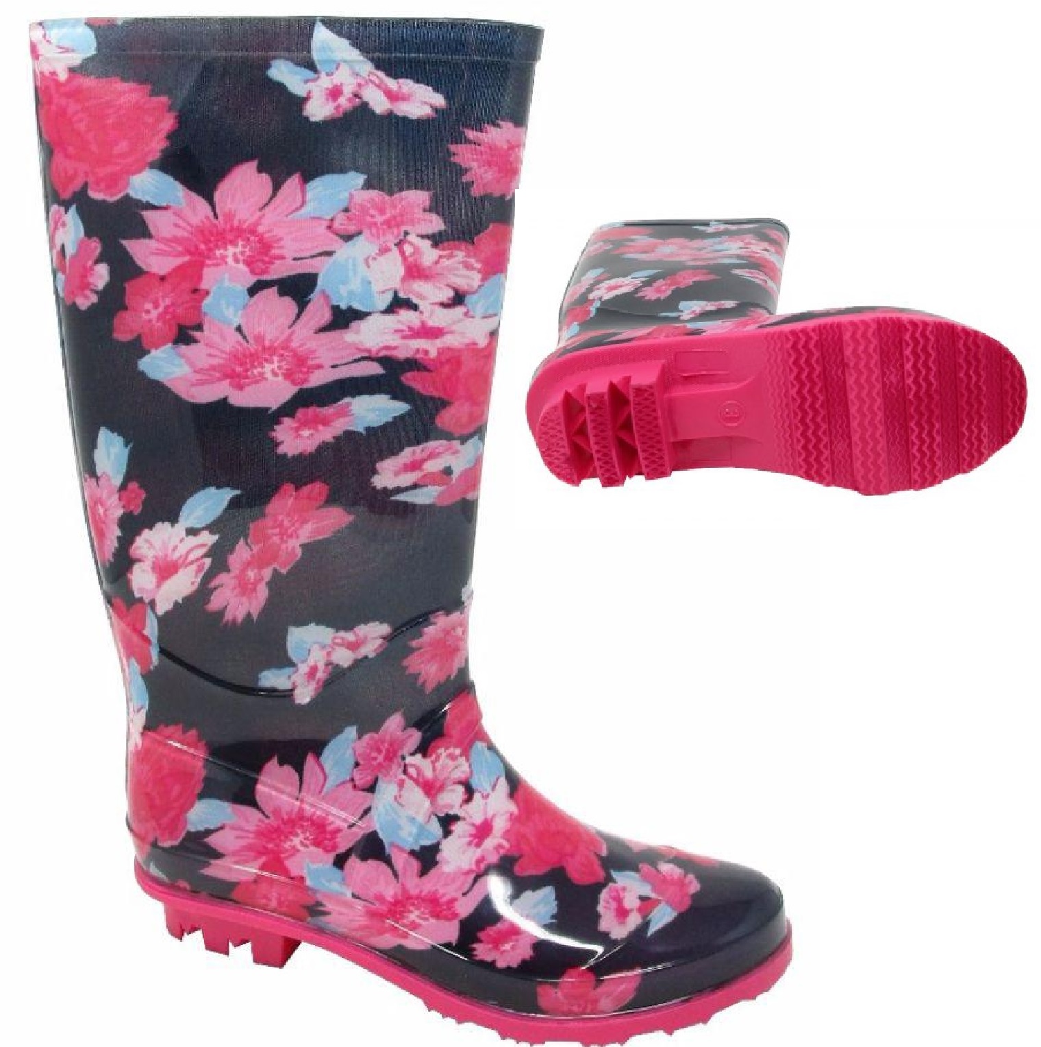 Girls wellies pink Clearance