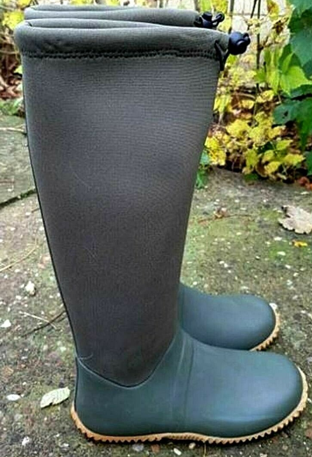 LADIES WOMENS WATERPROOF WELLIES WELLINGTON GREEN MUCKER SNOW BOOTS SIZE 3-8 - Picture 10 of 10