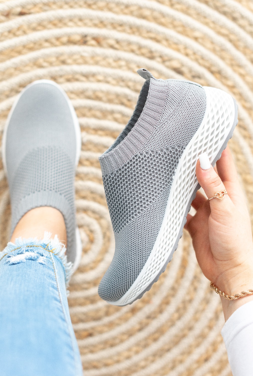 ZAPATILLAS DE MUJER SEÑORA PLANAS PARA CAMINAR CORRER GIMNASIO FITNESS SUAVES ENTRENADORES TALLA - Imagen 16 de 31