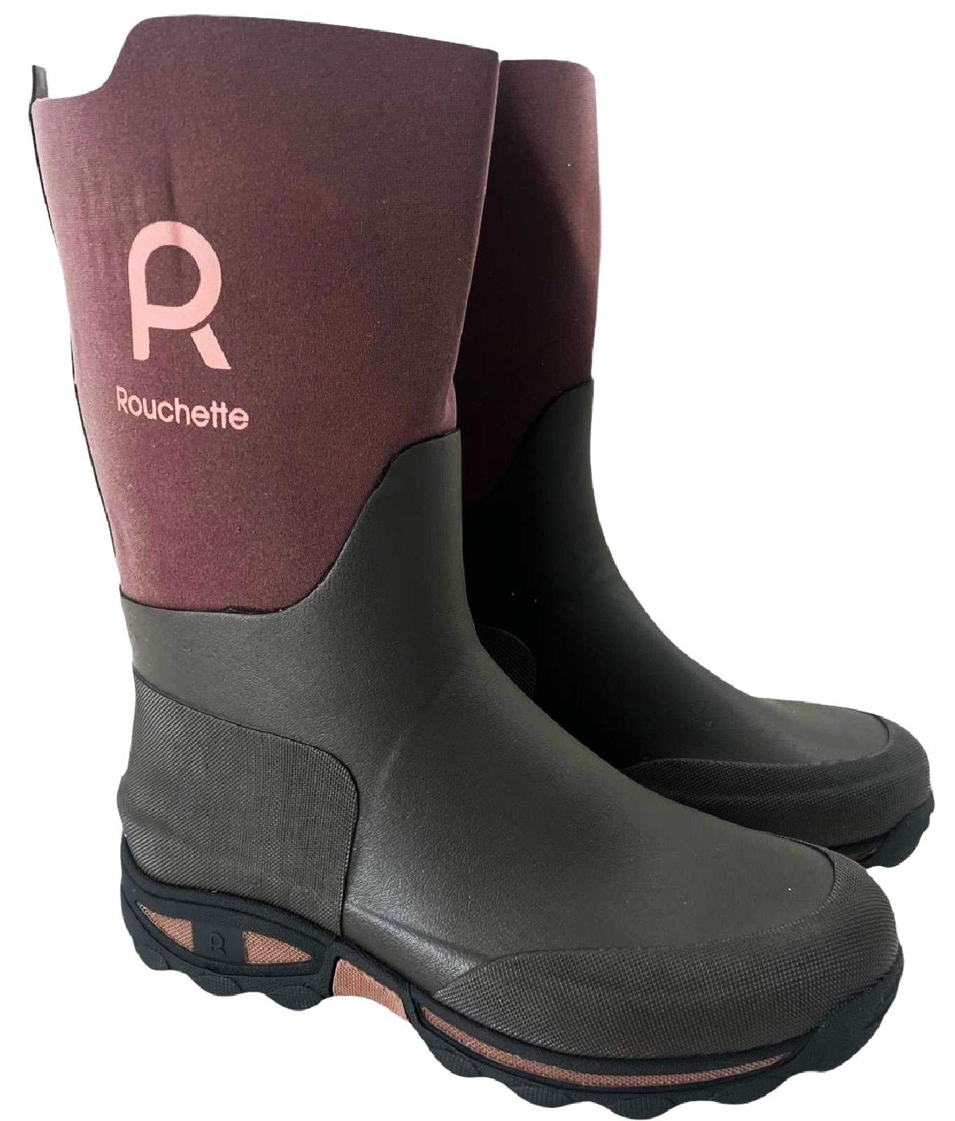 STIVALI DA PIOGGIA UOMO MUCKER WELLIES GOMMA WELLINGTONS FESTIVAL GIARDINO TAGLIA UK - Foto 4 di 11