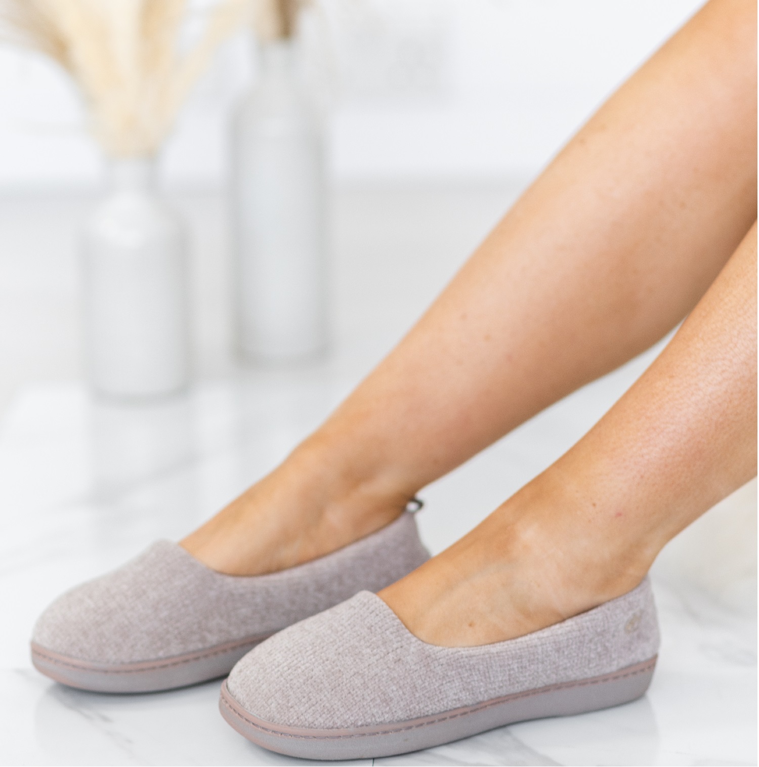 LADIES WOMENS FLAT WARM BEDTIME MOCCASIN INDOOR COMFY SOFT SLIPPERS SHOES SIZE - Picture 15 of 39