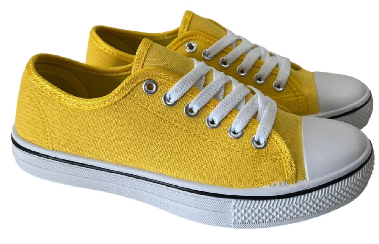 WOMENS LADIES FLAT LACE UP SIZE 3-8 SUMMER PLIMSOLLS CANVAS PUMPS SHOES TRAINERS - Picture 20 of 21