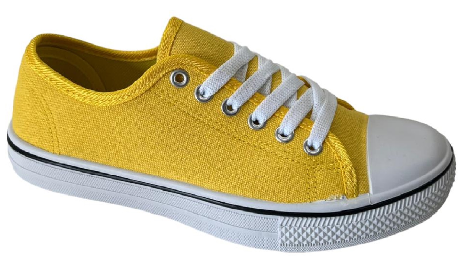 WOMENS LADIES FLAT LACE UP SIZE 3-8 SUMMER PLIMSOLLS CANVAS PUMPS SHOES TRAINERS - Picture 21 of 21