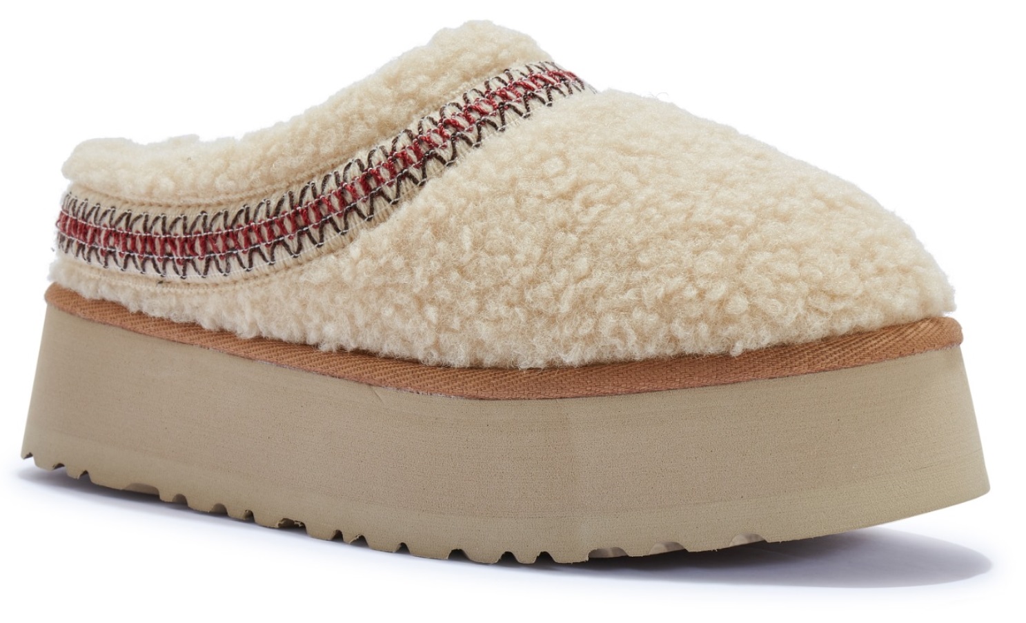 SAOLA DONNA PANTOFOLE SLIP ON MODA PILE COMODE SUOLA PLATEAU STIVALI