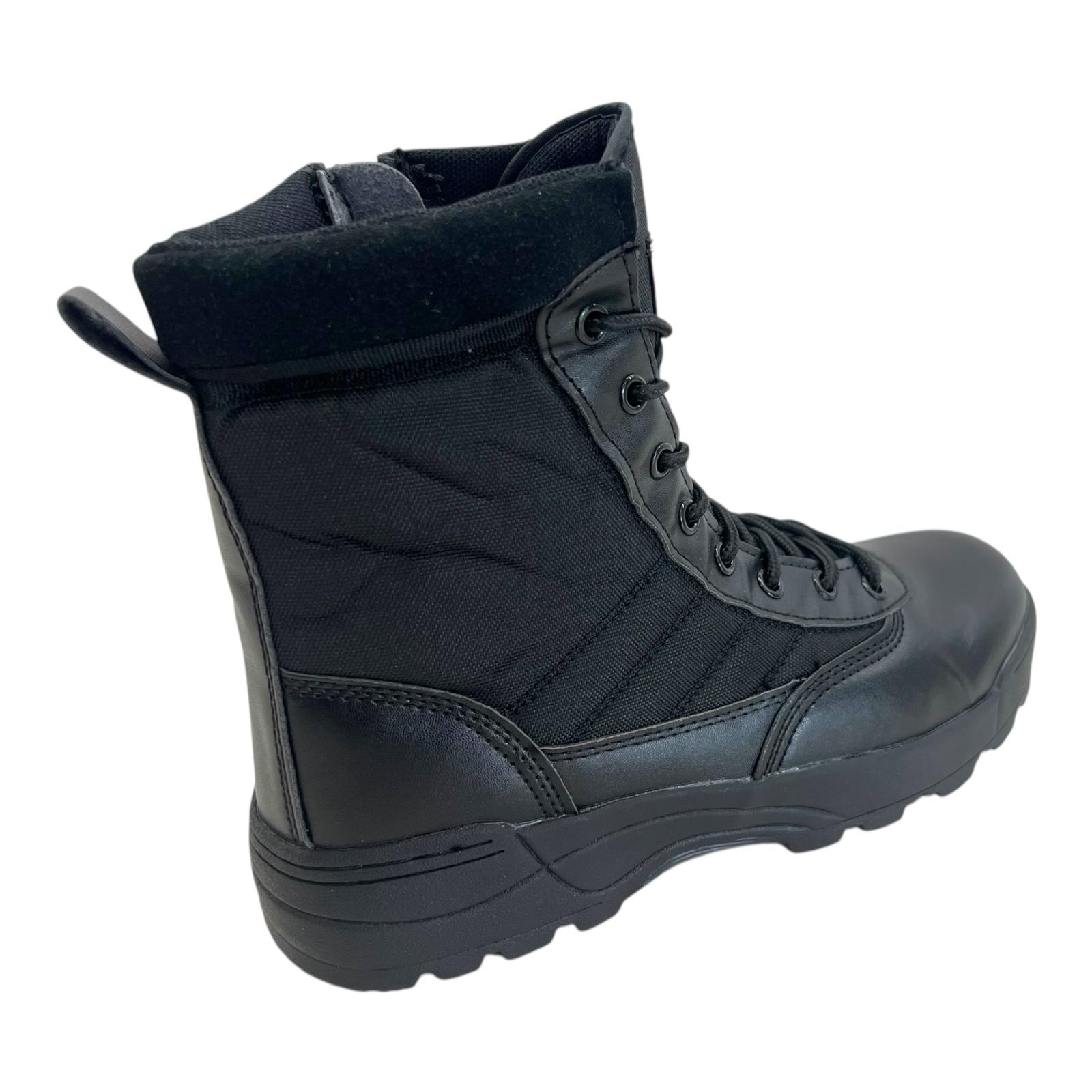 MENS ARMY COMBATANKLE LACE UP SECURITY WORK MILITARY HIKING POLICE BOOTS SIZE - Picture 6 of 17