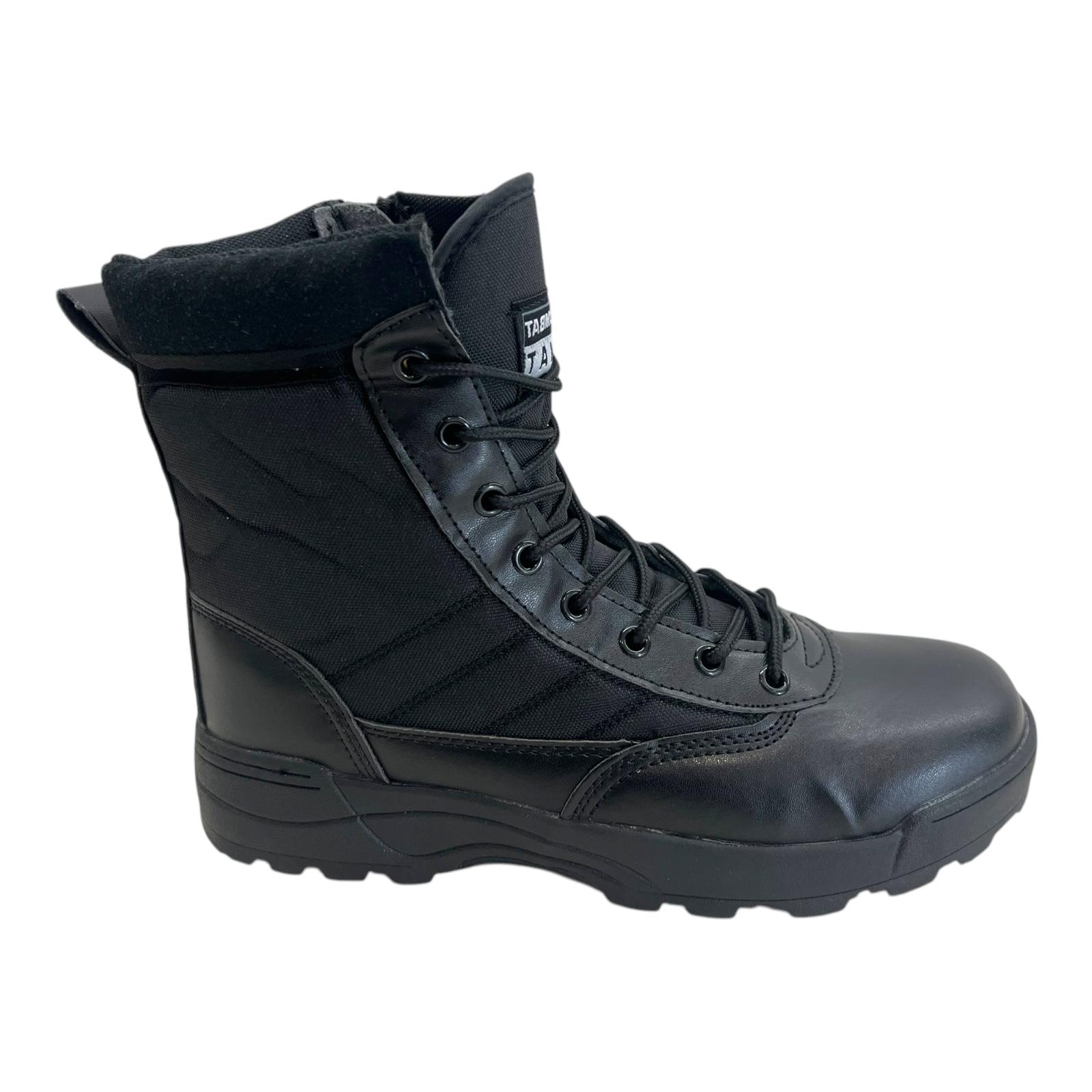 MENS ARMY COMBATANKLE LACE UP SECURITY WORK MILITARY HIKING POLICE BOOTS SIZE - Picture 11 of 17