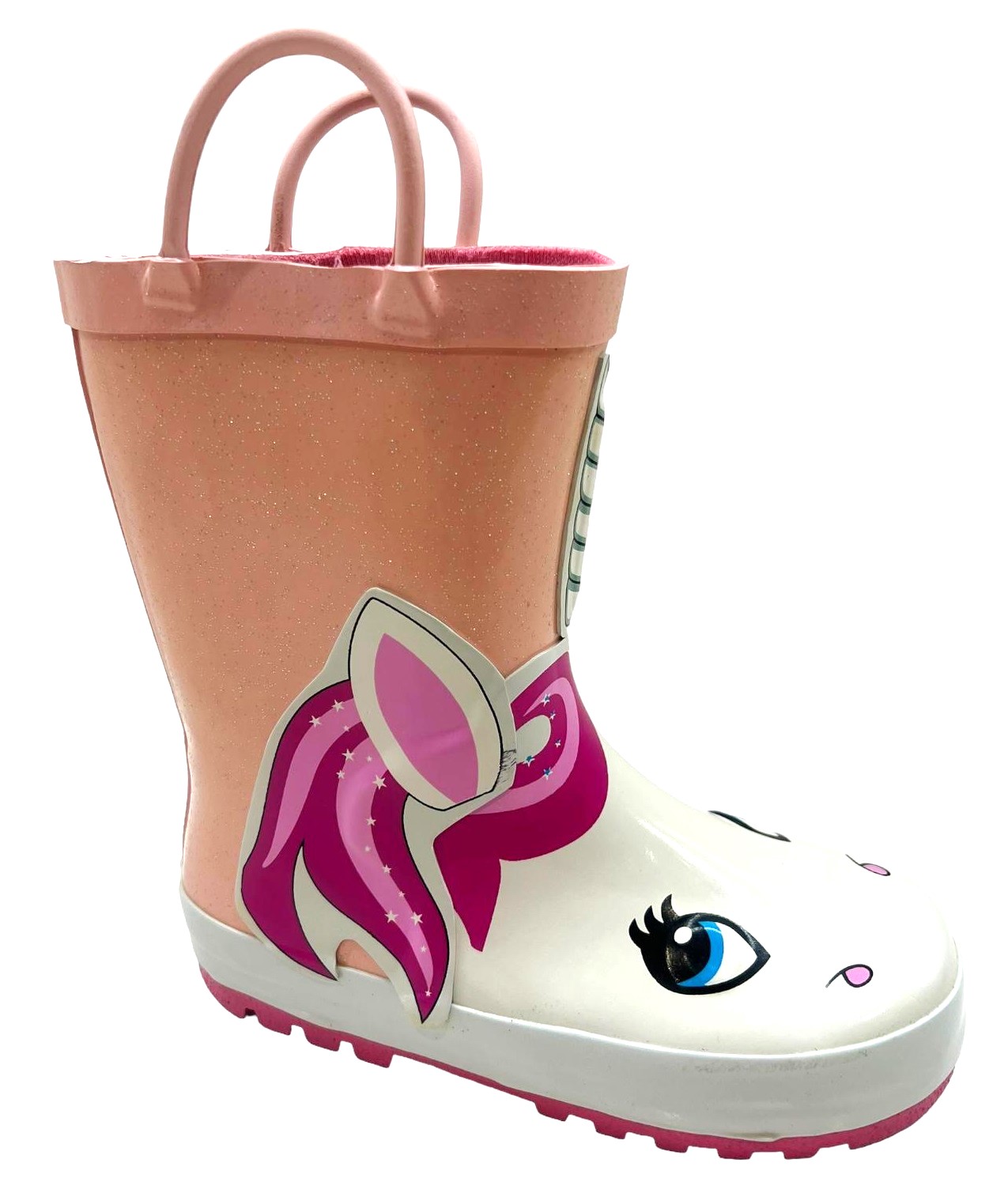 KIDS GIRLS BOYS WATERPROOF WELLIES WINTER RAIN SNOW WELLINGTON INFANTS BOOTS SZ - Picture 12 of 12